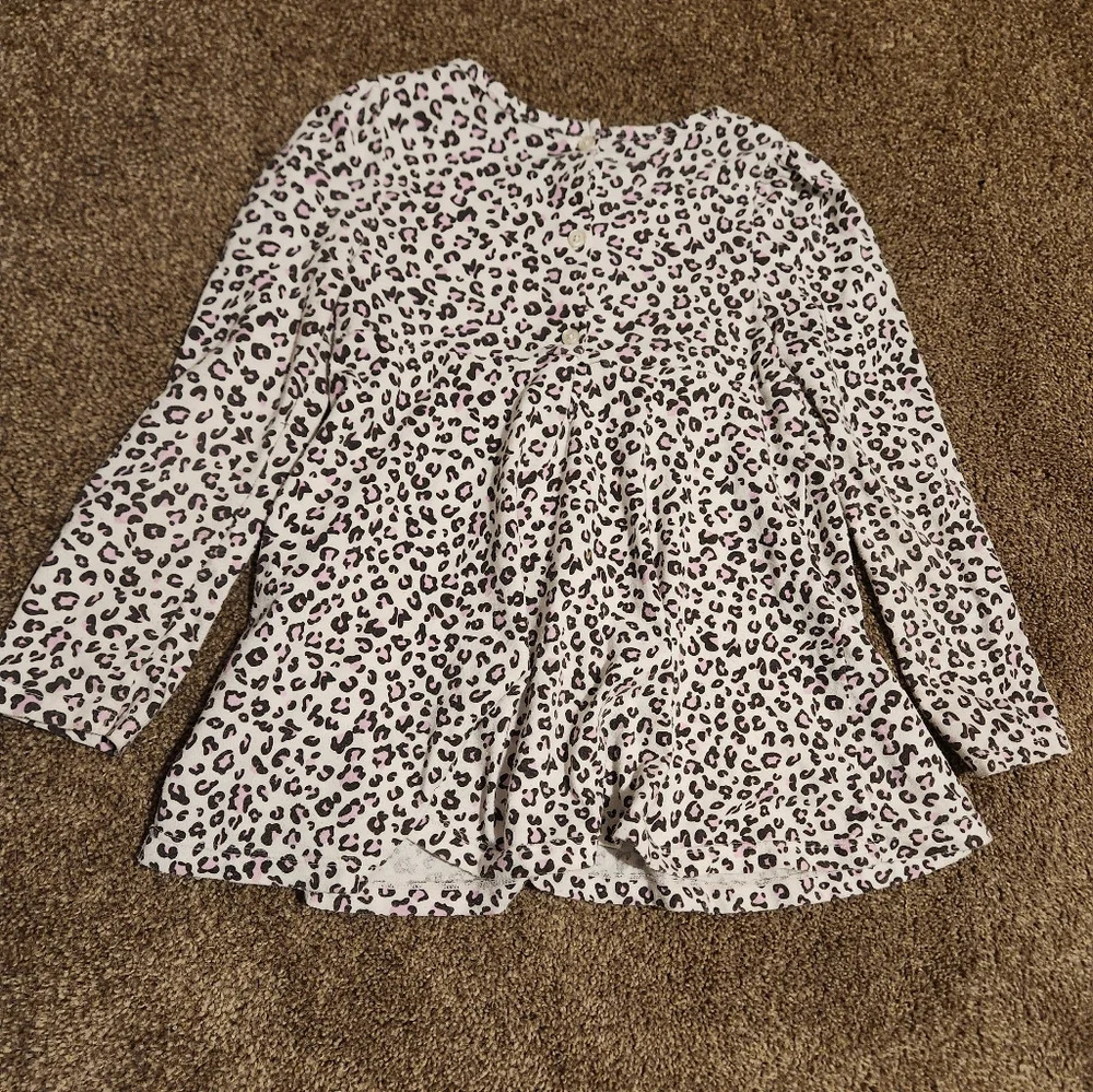 ๐ 3/$10 Kids Headquarters Girl's 6X Cute Long Sleeve Cat Blouse - Picture 7 of 8